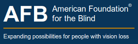 Image of the American Foundation for the Blind logo.